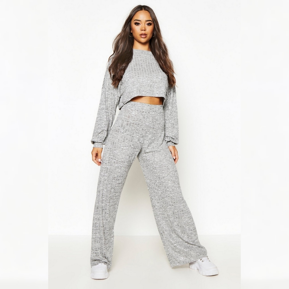 NWT || BooHoo Ribbed Co-ord Set